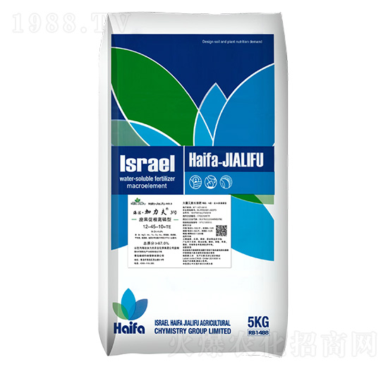 座果促根高磷型大量元素水溶肥12-45-10+TE-海法加力夫3號(hào)-海法加力夫
