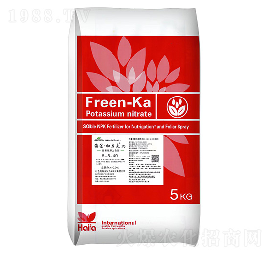 膨果靚果上色型大量元素水溶肥5-5-40+TE-海法加力夫1號-海法加力夫