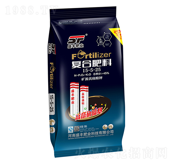 50kg復(fù)合肥料15-5-25-盛豐肥業(yè)
