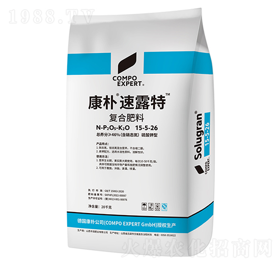 速露特復(fù)合肥料15-5-26-康樸
