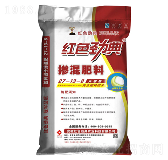 摻混肥料27-19-8-紅色勁典