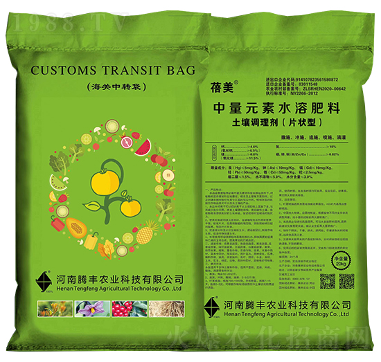 蓓美中量元素水溶肥料-土壤調理劑（片狀型）-騰豐農業(yè)