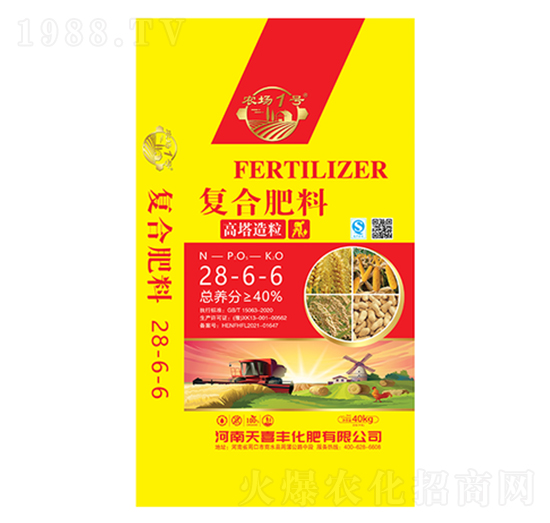 復(fù)合肥料28-6-6-農(nóng)場(chǎng)1號(hào)-天喜豐