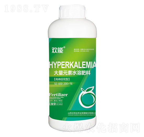 高磷促花型大量元素水溶肥料50-400-200+TE-歡能-億農(nóng)達(dá)農(nóng)業(yè)