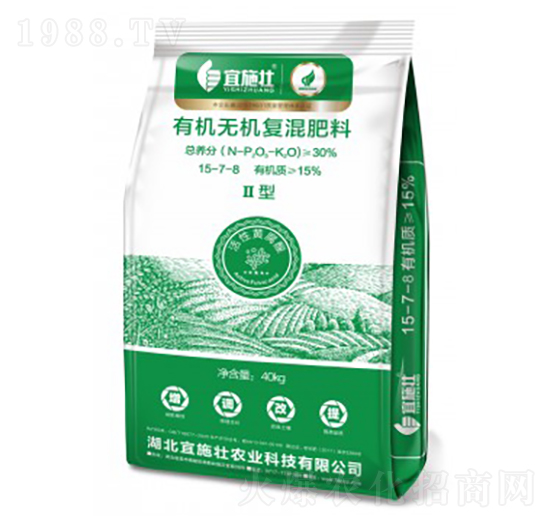 有機無機復混肥15-7-8-宜施壯