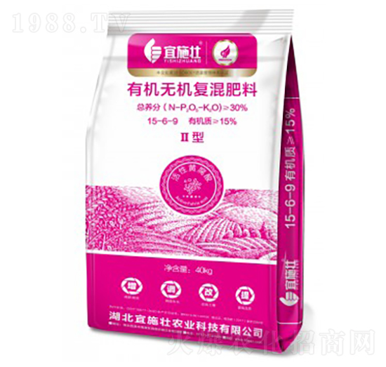 有機無機復混肥料15-6-9-宜施壯