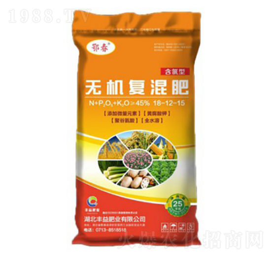 含氯型無機(jī)復(fù)混肥料18-12-15-豐益肥業(yè)