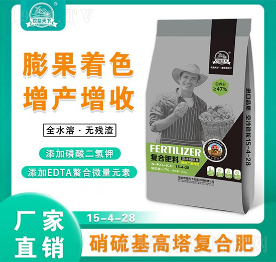 膨果專用硝硫基復(fù)合料15-4-28農(nóng)富天下