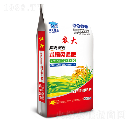 超級(jí)配方水稻免追肥27-8-10-農(nóng)大肥業(yè)