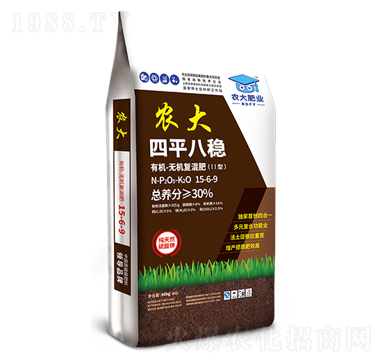 有機(jī)-無機(jī)復(fù)混肥15-6-9-四平八穩(wěn)-農(nóng)大生態(tài)