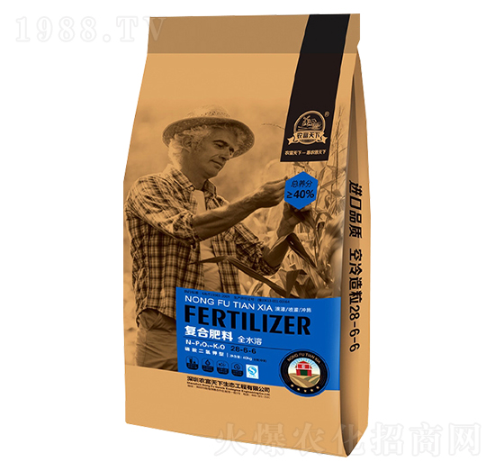 玉米專用磷酸二氫鉀型全水溶復合肥料28-6-6-農(nóng)富天下