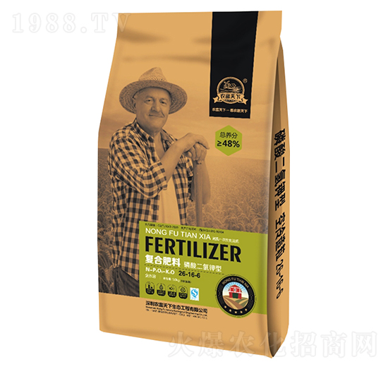 小麥專用磷酸二氫鉀型全水溶復合肥料26-16-6-農(nóng)富天下