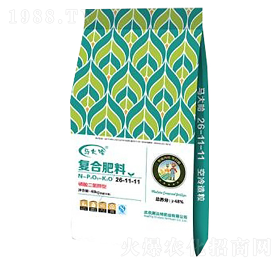 玉米專用磷酸二氫鉀型復合肥料26-11-11-馬大哈-農(nóng)富天下
