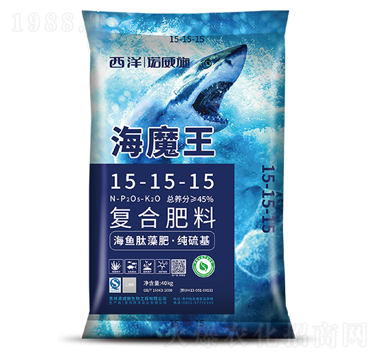 純硫基復合肥料15-15-15-海魔王-諾威施生物