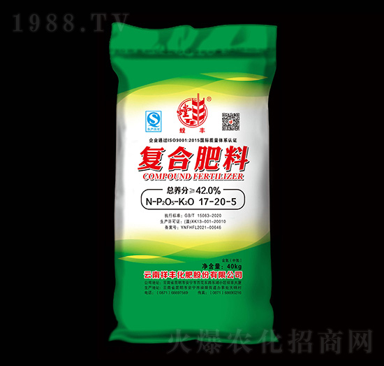 40kg復(fù)合肥料17-20-5-螳豐-祥豐商貿(mào)
