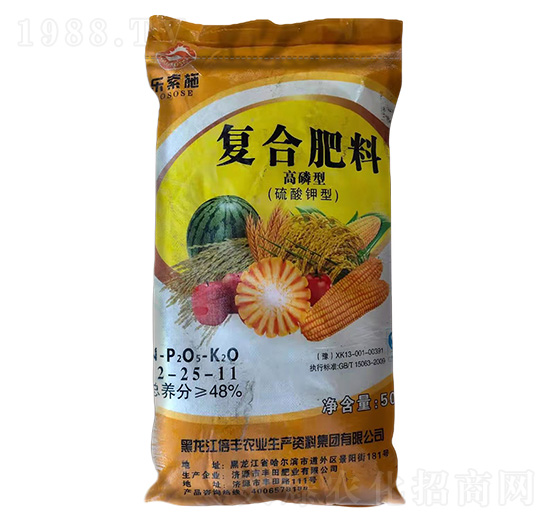 高磷硫酸鉀型復合肥料12-25-11-樂索施-倍豐農(nóng)業(yè)