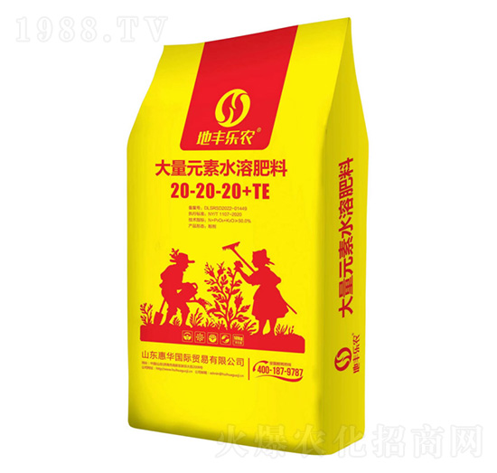 大量元素水溶肥20-20-20+TE-地豐樂(lè)農(nóng)-惠華國(guó)際
