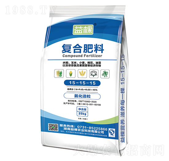 氯基復(fù)合肥15-15-15-益棵