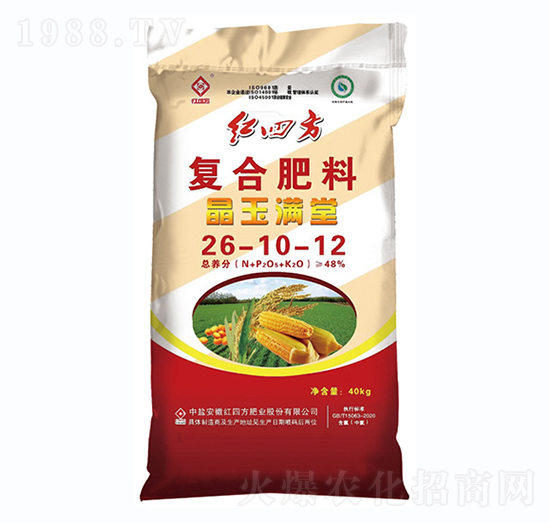 氯基復(fù)合肥料26-10-12-晶玉滿(mǎn)堂-紅四方