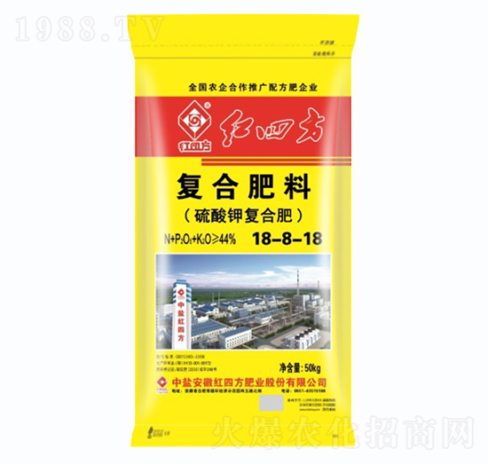 硫酸鉀復(fù)合肥料18-8-18-紅四方