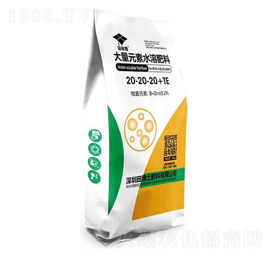 大量元素水溶肥20-20-20+TE-農(nóng)康姆