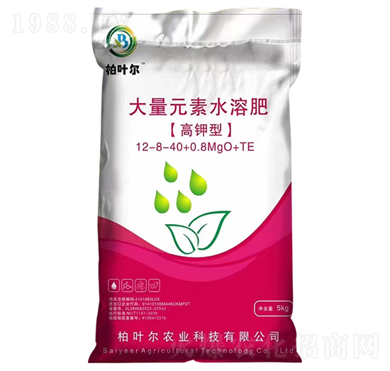 高鉀型大量元素水溶肥-柏葉爾