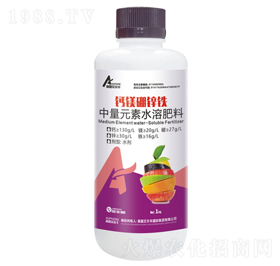 鈣鎂硼鋅鐵（瓶）-雨露艾爾豐