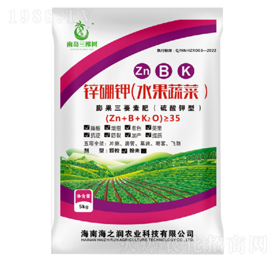 鋅硼鉀肥-南島三棵樹(shù)-海之潤(rùn)農(nóng)業(yè)