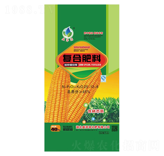 加鋅緩控釋復(fù)合肥料25-12-8-盛澤源化肥