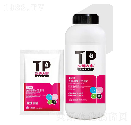 含氨基酸水溶肥料-佳福果-頭等大事-佳田生物