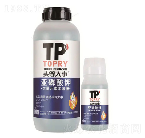 大量元素水溶肥-亞磷酸鉀-頭等大事-佳田生物