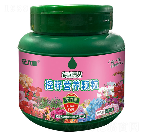 花卉型家庭園藝控釋營(yíng)養(yǎng)顆粒-花大帥-綠沃肥業(yè)