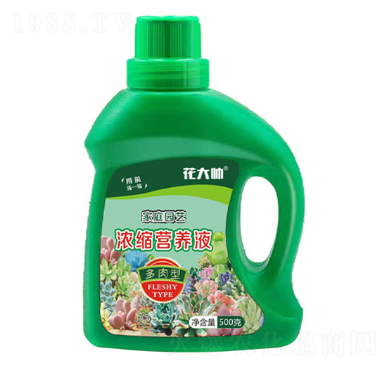 多肉型家庭園藝濃縮營(yíng)養(yǎng)液-花大帥-綠沃肥業(yè)