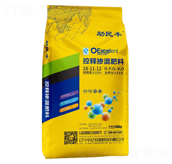 控釋摻混肥料28-11-12-助民豐-中億農(nóng)業(yè)