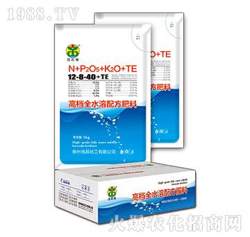 高檔全水溶配方肥料12-8-40+TE-地邦泉