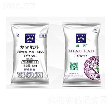 硫酸鉀型復合肥料15-5-25（50kg）-苗苒農(nóng)化