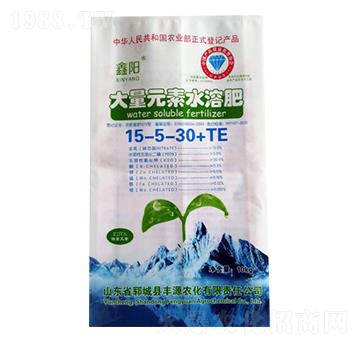 大量元素水溶肥15-5-30+TE-鑫陽-煜源肥業(yè)