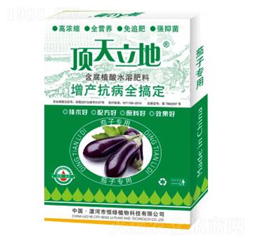 茄子專用含腐植酸水溶肥料-頂天立地-恒綠植物