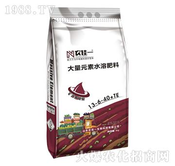 大量元素水溶肥13-6-40+TE-農佳一
