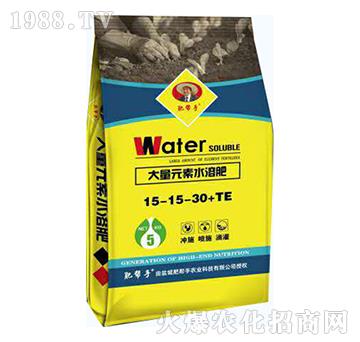 大量元素水溶肥15-15-30+TE-肥幫手
