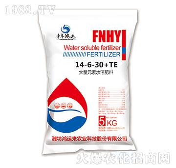 大量元素水溶肥料14-6-30+TE-豐年鴻運(yùn)