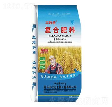 小麥專用復(fù)合肥料25-13-7-豐收佬-田狀元生物