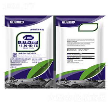 大量元素水溶肥15-30-15+TE-中京豐沃
