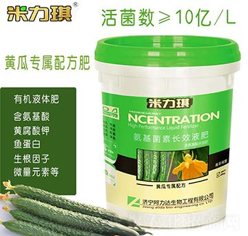 黃瓜專用氨基菌素長效液肥-米力琪-阿力達(dá)生物