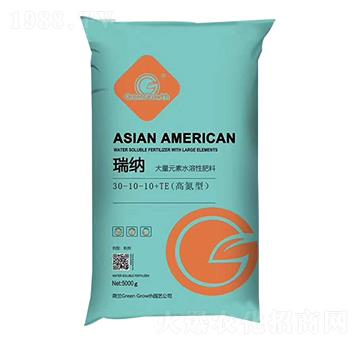 高氮型大量元素水溶肥料30-10-10+TE-瑞納-海之星
