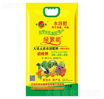 全水溶大量元素水溶肥20-20-20-綠聚能-中東化肥