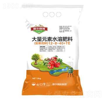 膨果高鉀型大量元素水溶肥料12-8-40+TE-霸爾綠博