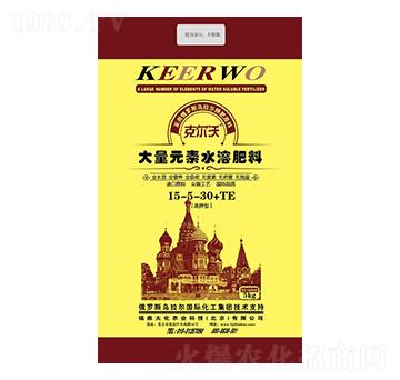大量元素水溶肥15-5-30+TE-福鼎大化