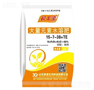 大量元素水溶肥料15-7-38+TE-碧豐寶-新港生物