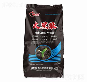 大黑狼有機(jī)顆粒水溶肥-綠洋